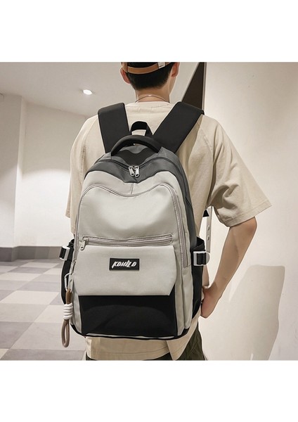 2023 Yeni Sırt Çantası Erkek ve Kadın Sırt Çantası Eğlence Lise Ortaokul Öğrencileri Kampüs Büyük Kapasiteli Okul Çantası (Yurt Dışından) indirimleri