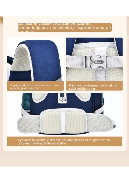 Ilkokul Öğrencileri Için Yeni Okul Çantaları, 3-6. Sınıflar Için Erkek Karikatür Büyük Kapasiteli Çocuk Okul Çantaları Sırt Çantaları (Yurt Dışından) fırsatları