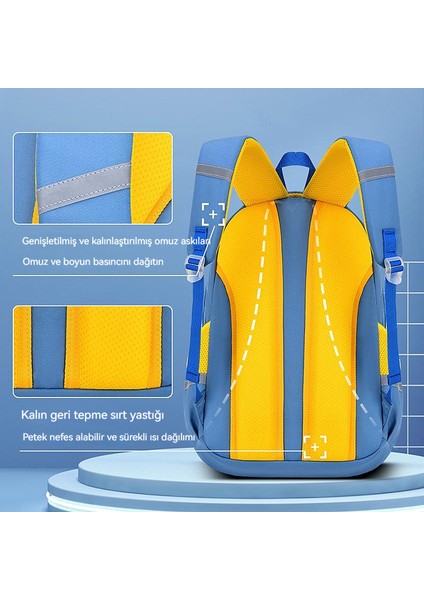 Yeni Stil Ilkokul Öğrencisi Karikatür Okul Çantası Erkek 1-3 Dereceli Hafif Rahat Kız Sırt Çantası Sırt Çantası (Yurt Dışından) fiyatları