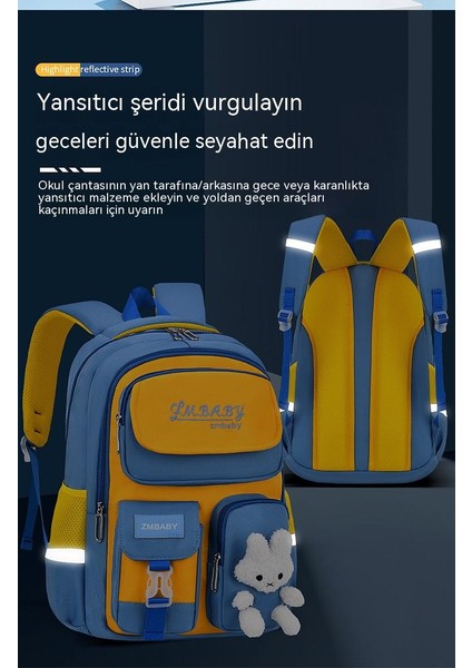 Yeni Stil Ilkokul Öğrencisi Karikatür Okul Çantası Erkek 1-3 Dereceli Hafif Rahat Kız Sırt Çantası Sırt Çantası (Yurt Dışından) fırsatları