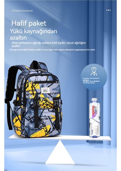 Yeni Ilkokul Öğrencileri Okul Çantası Erkek 1-3 Sınıf Kamuflaj Okul Çantası Çocuk Hafif Rahat Sırt Çantası 6-9 Yaşında (Yurt Dışından) fiyatları