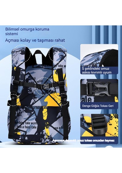 Yeni Ilkokul Öğrencileri Okul Çantası Erkek 1-3 Sınıf Kamuflaj Okul Çantası Çocuk Hafif Rahat Sırt Çantası 6-9 Yaşında (Yurt Dışından) modelleri