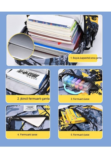 Yeni Ilkokul Öğrencileri Okul Çantası Erkek 1-3 Sınıf Kamuflaj Okul Çantası Çocuk Hafif Rahat Sırt Çantası 6-9 Yaşında (Yurt Dışından) indirimleri