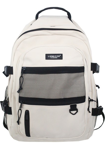 Trendy Cool Retro Takım Sırt Çantası Lise Erkek Üniversite Öğrencisi Okul Çantası Kadın Sırt Çantası (Yurt Dışından)