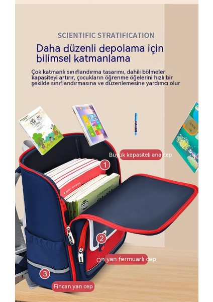 1-3. Sınıflar Arası Ilkokul Öğrencileri Için Yeni Okul Çantaları Ingiliz Tarzı Erkek Okul Çantaları Hafif Kız Çocukları Için Sırt Çantaları (Yurt Dışından) fiyatları