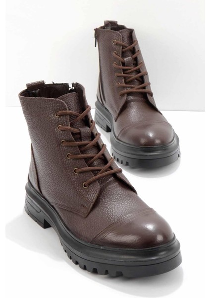 Kahve Leather Erkek Bot & Bootie E02556003203