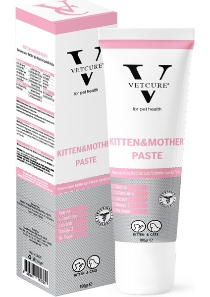 Kitten Kedi Yavru ve Anne Enerji Desteği Paste 100 gr