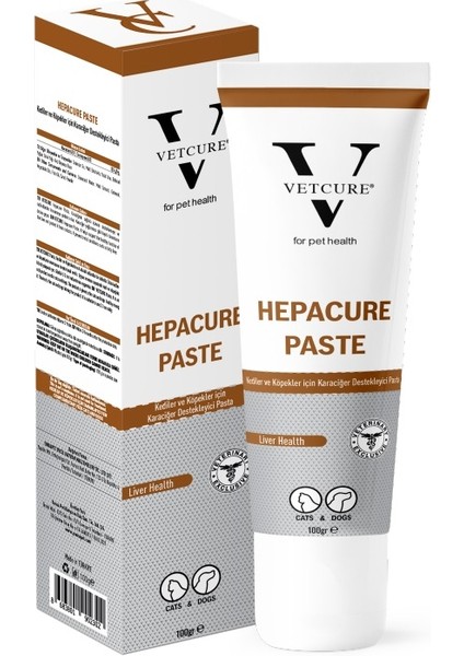 Hepacure Kedi ve Köpek Karaciğer Sağlığı Destekleyici Paste 100 gr