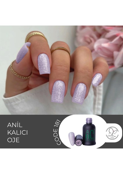 Anil Kalıcı Oje Simli Renkler | Dayanıklı Kolay Uygulanan Trend Renkler | Hızlı Kuruma ve Parlaklık 10ml