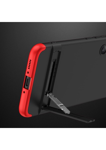 Samsung Galaxy A54 Kılıf 3 Parçalı Tam Koruma Sert Mika Ays Kapak Siyah - Gri modelleri