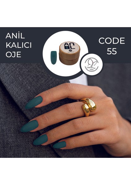 Anil Kalıcı Oje Paint Jel Renk | Dayanıklı Kolay Uygulanan Trend Renkler | Hızlı Kuruma ve Parlaklık Paint-55