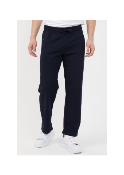 Siyah-Lacivert-Antrasit Erkek Büyük Beden 3'lü Düz Paça Cep Fermuar Detaylı Rahat Kesim Eşofman Altı fırsatları