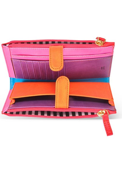 Case Look 9X13 cm                   Açık Ölçü: 18 cm Koyu Pembe Kadın Cüzdan