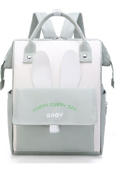 Sırt Çantası Çanta Çok Fonksiyonlu Anne Çantası Büyük Kapasiteli Gündelik Anne ve Bebek Çantası (Yurt Dışından)