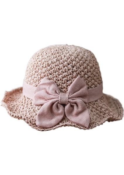 Kadın Pastoral Ilmek Hasır Güneş Şapkası (Yurt Dışından)