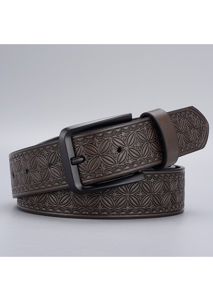 Tokalı Erkek Kemeri - Koyu Kahverengi (Yurt Dışından)