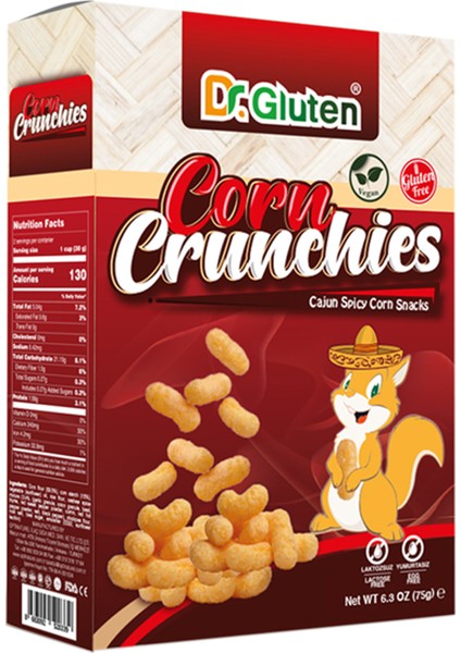 Kajun Baharatlı Mısır Çerezi 75 gr