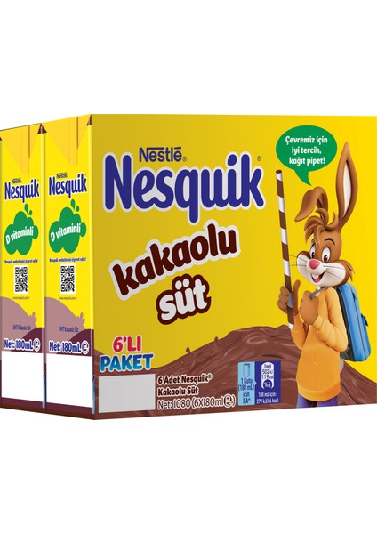 Kakaolu Süt 6x180 ml