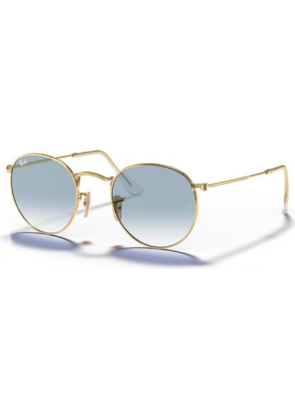 Rb 3447N 0013F 50 Round Metal Unisex Gold Yuvarlak Güneş Gözlüğü