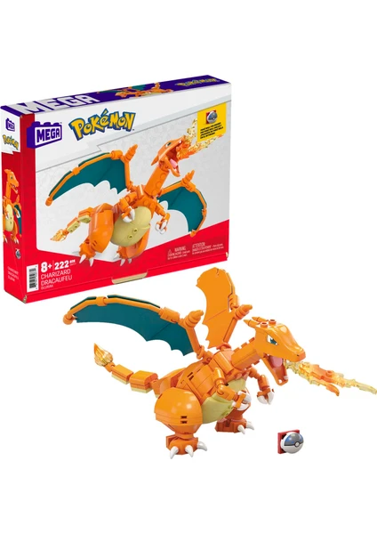 Construx™ Pokémon - Charizard Figürü, 6 Yaş Ve Üzeri İçin İdeal Yapı Oyuncakları Gwy77