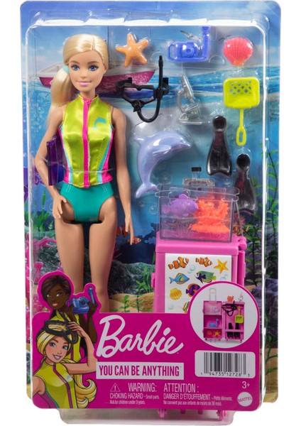 Deniz Biyoloğu Oyun Seti Taşınabilir Laboratuvar ve 10 Parça Aksesuar ile Kız Çocuklar İçin