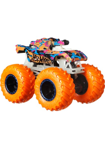 Monster Trucks Karanlıkta Parlayan Araçlar Paketi, 3 yaş ve üzeri, HCB57