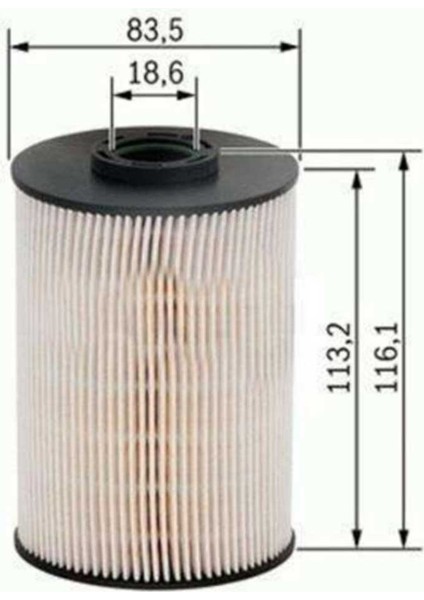 Vw Jetta 1.9 Tdı Yakıt Filtresi 2006-2010 Bosch