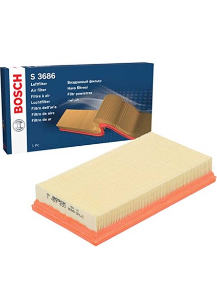 Ford Focus 1 1.6 Benzinli Hava Filtresi 1998-2005 Bosch