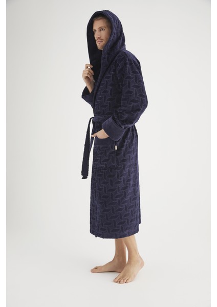 Jakarlı %100 Cotton Erkek Bornozu modelleri