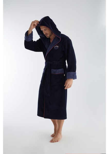 Sıperior Nakış Triga Bukle Bambu Cotton Erkek Bornoz modelleri