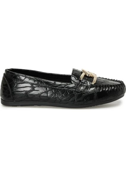 Miss F DW23003 3pr Siyah Kadın Loafer