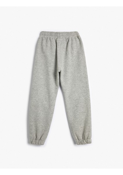 Basic Jogger Eşofman Altı Beli Bağlamalı Cepli