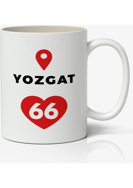 Yozgat Baskılı Kupa Bardak Baskılı Kahve Kupa Bardak