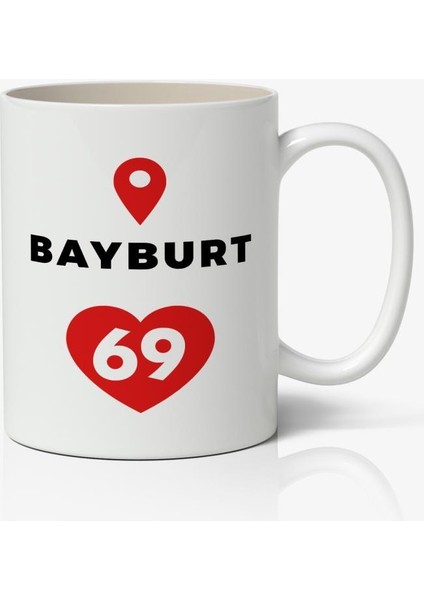 Bayburt Baskılı Kupa Bardak Baskılı Kahve Kupa Bardak