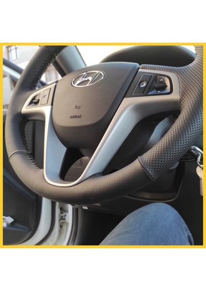 Hyundai Accent Blue Uyumlu Araca Özel Deri Direksiyon Kılıfı fırsatları