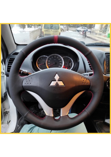 Mishibusi L200 Araca Özel Direksiyon Kılıfı