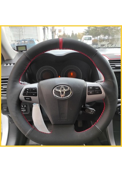 Toyota Corolla Auris 2010-2012 Araca Özel Direksiyon Kılıfı