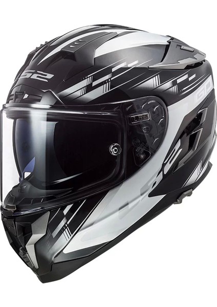 Challenger Gp Siyah-Beyaz Kask