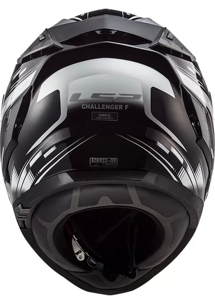 Challenger Gp Siyah-Beyaz Kask modelleri