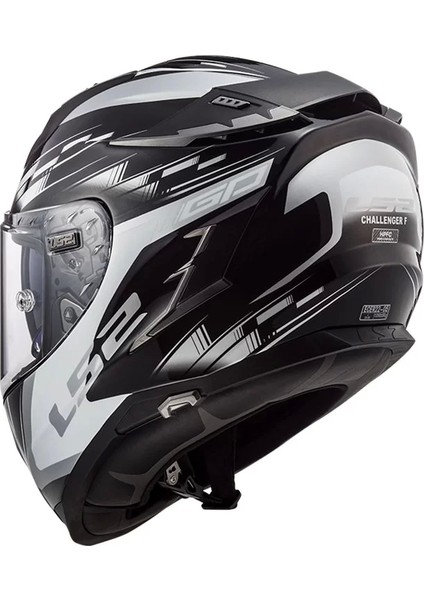 Challenger Gp Siyah-Beyaz Kask fırsatları