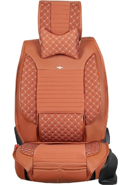 Fresh Start Citroen Nemo Lüx Deri Oto Koltuk Kılıfı Ön Arka Takım Tarçın 2+1 fırsatları