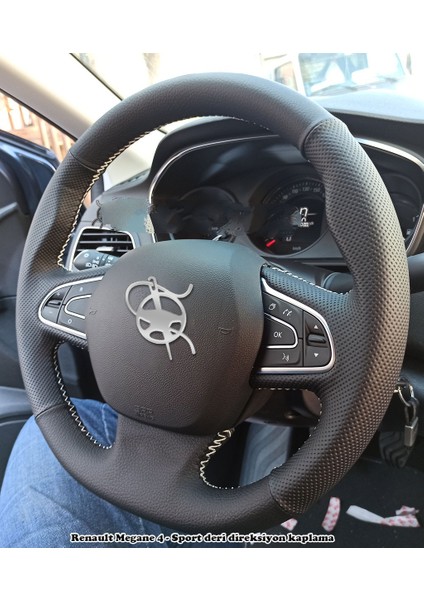 Renault Megane 4 Araca Özel Direksiyon Kılıfı (Noktalı Mat) fiyatları