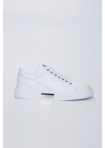 Livio Erkek Beyaz Nappa Hakiki Deri Sneakers & Spor Ayakkabı 352 18004 Erk Ayk Y23