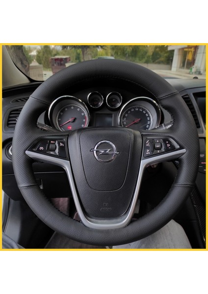 Opel Astra J Araca Özel Direksiyon Kılıfı (Bombeli Derili Araclara Uyumlu)