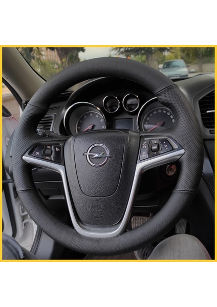 Opel Astra J Araca Özel Direksiyon Kılıfı (Bombeli Derili Araclara Uyumlu)