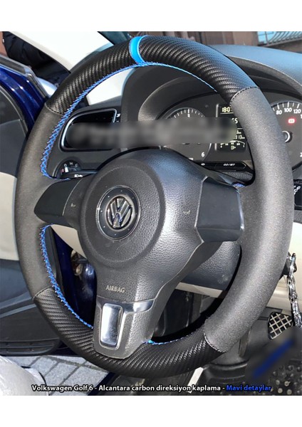 Volkswagen Golf 6 Trend Araca Özel Direksiyon Kılıfı