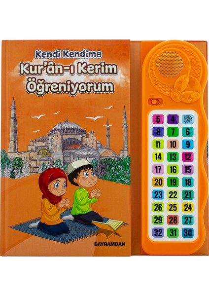 Kendi Kendime 10 Saat’de Kuran Öğreniyorum Sesli Cihazlı Kitap Turuncu