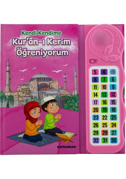 Kendi Kendime 10 Saat’de Kuran Öğreniyorum Sesli Cihazlı Kitap Pembe