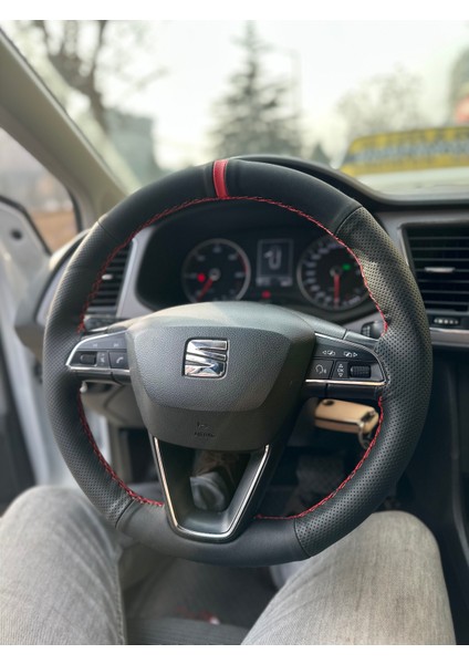 Seat Ibiza Direksiyon Kılıfı (Noktalı Nubuk) fiyatları