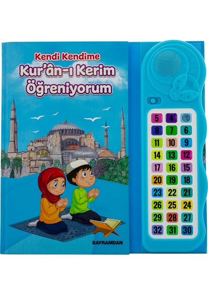 Kendi Kendime 10 Saat’de Kuran Öğreniyorum Sesli Cihazlı Kitap Mavi